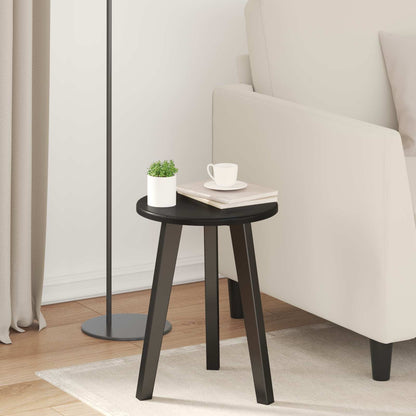 vidaXL Table Top Ø 30 x 1.5 cm Round Engineered Wood Black