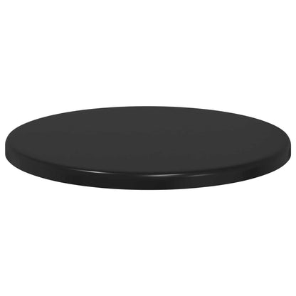 vidaXL Table Top Ø 30 x 1.5 cm Round Engineered Wood Black