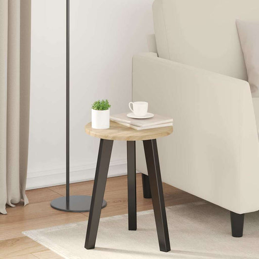 vidaXL Table Top Ø 30 x 1.5 cm Round Engineered Wood Sonoma Oak