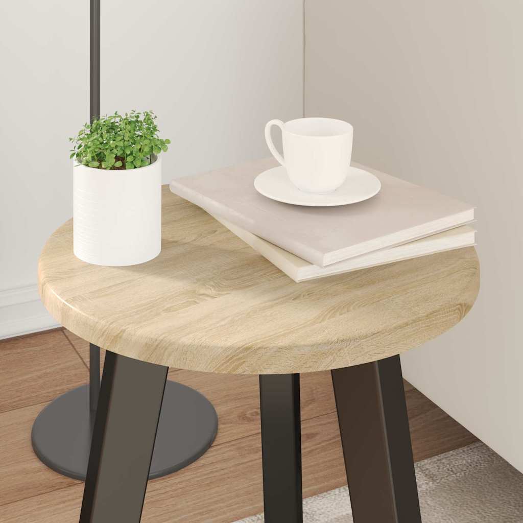 vidaXL Table Top Sonoma oak Ø 30 x 1.5 cm Engineered Wood