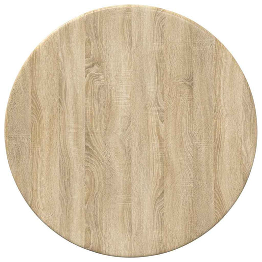 vidaXL Table Top Ø 30 x 1.5 cm Round Engineered Wood Sonoma Oak