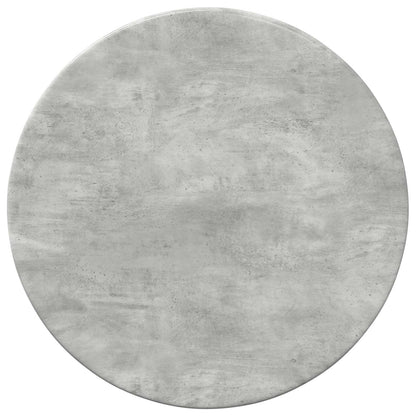vidaXL Table Top Ø 30 x 1.5 cm Round Engineered Wood Concrete Grey