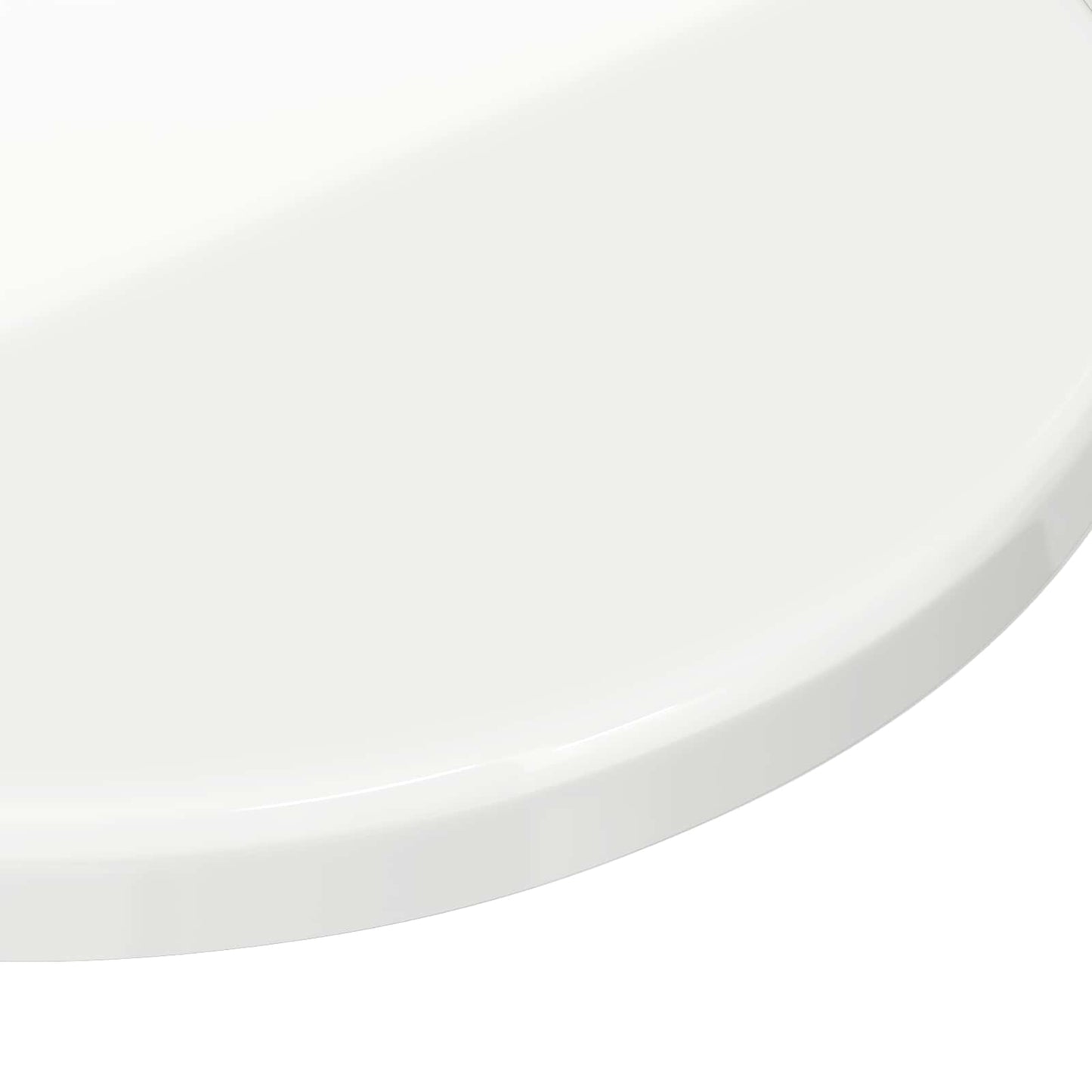 vidaXL Table Top Ø 30 x 1.5 cm Round Engineered Wood High Gloss White