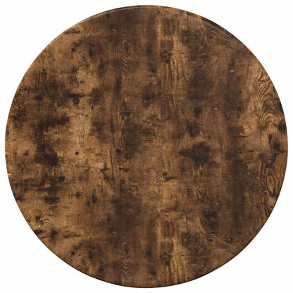 vidaXL Table Top Ø 30 x 1.5 cm Round Engineered Wood Smoked Oak
