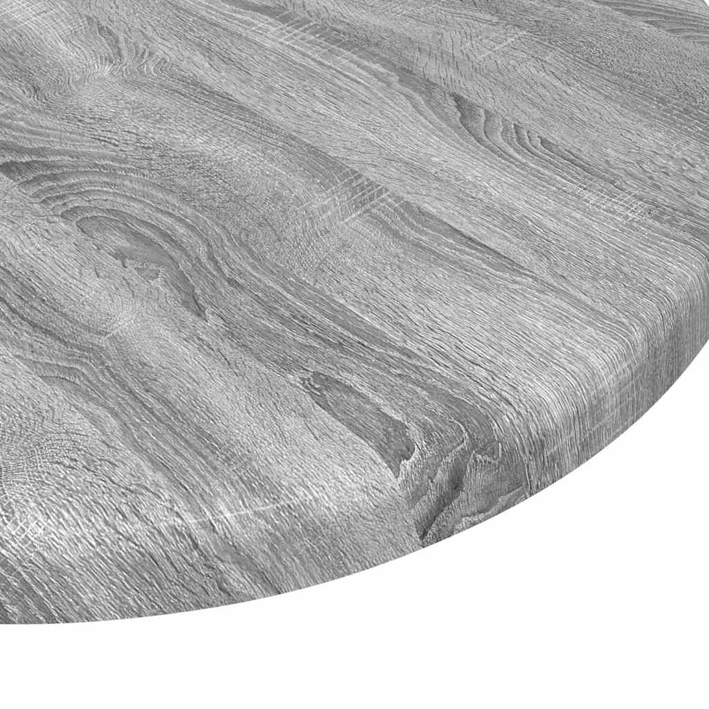 vidaXL Table Top Grey Sonoma Ø 30 x 1.5 cm Engineered Wood