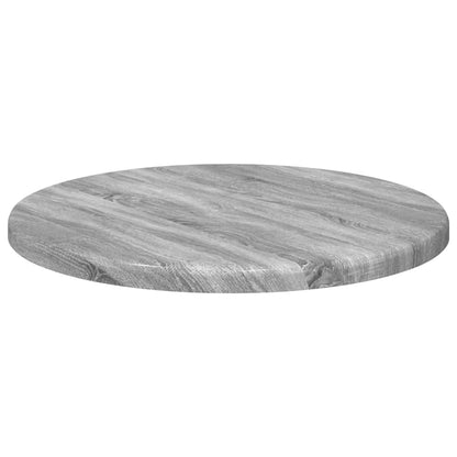 vidaXL Table Top Grey Sonoma Ø 30 x 1.5 cm Engineered Wood