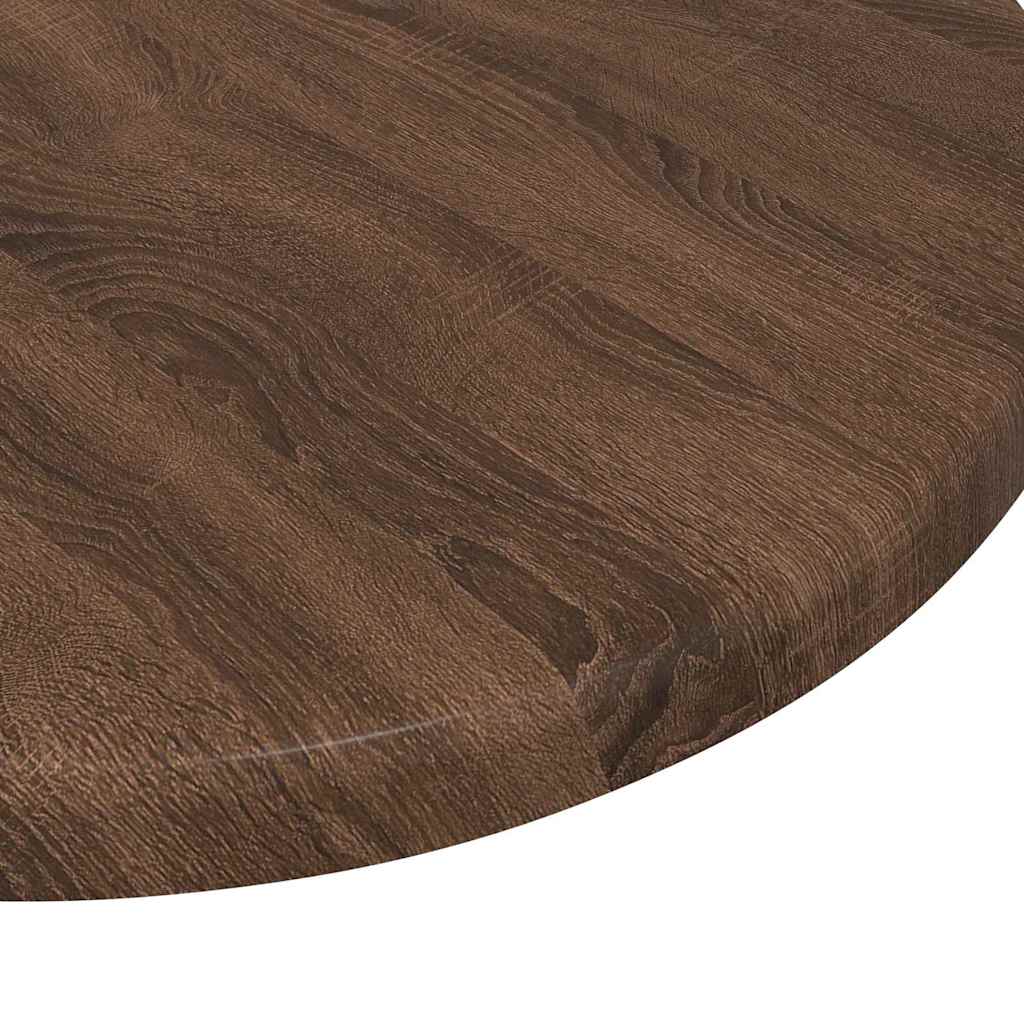 vidaXL Table Top Brown oak Ø 30 x 1.5 cm Engineered Wood