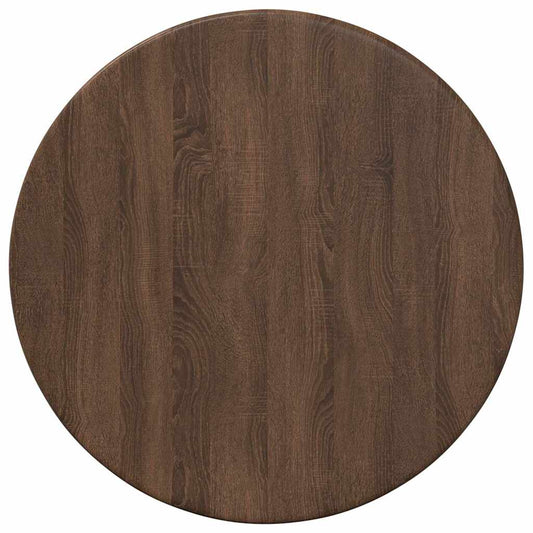 vidaXL Table Top Brown oak Ø 30 x 1.5 cm Engineered Wood