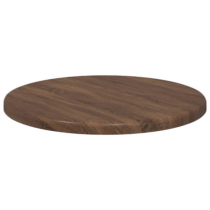 vidaXL Table Top Brown oak Ø 30 x 1.5 cm Engineered Wood