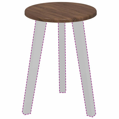 vidaXL Table Top Brown oak Ø 30 x 1.5 cm Engineered Wood
