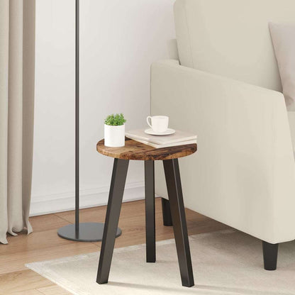 vidaXL Table Top Ø 30 x 1.5 cm Round Engineered Wood Old Wood