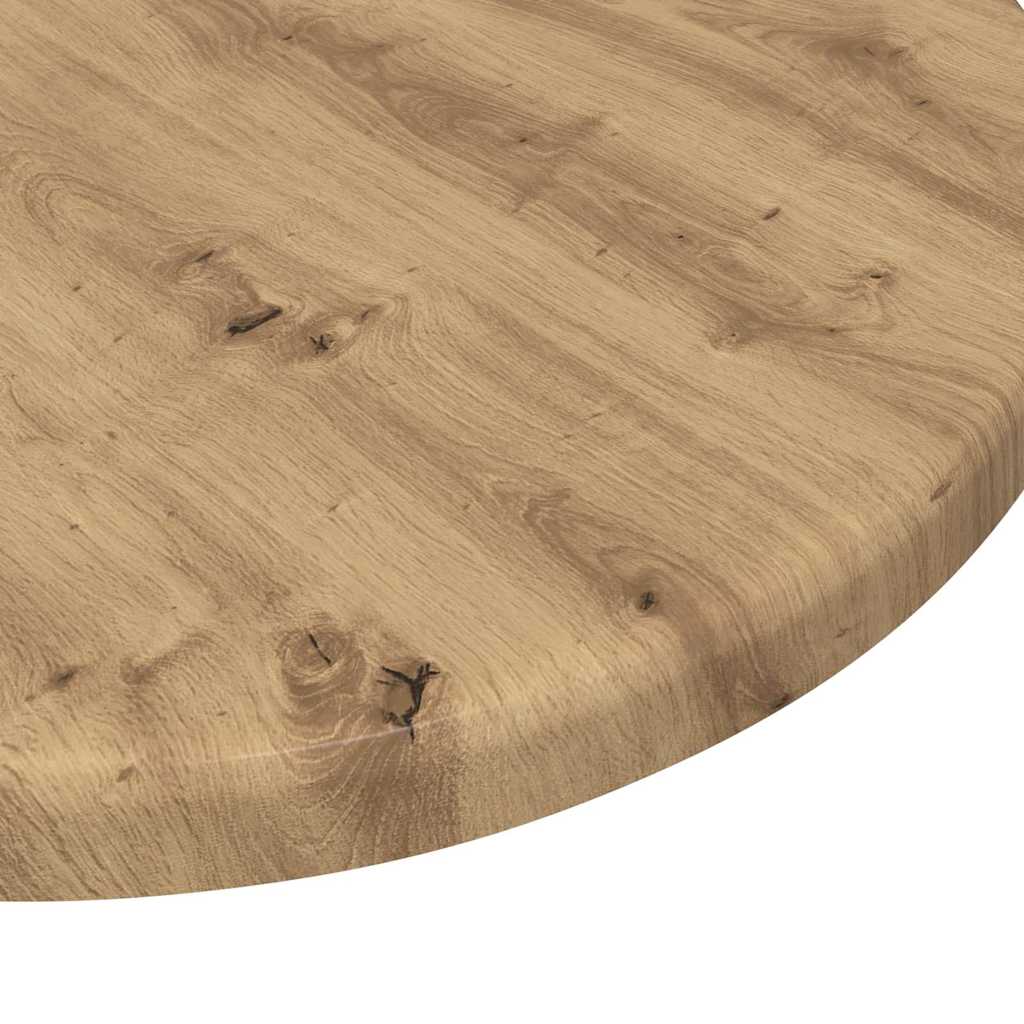 vidaXL Table Top Artisan oak Ø 30 x 1.5 cm Engineered Wood