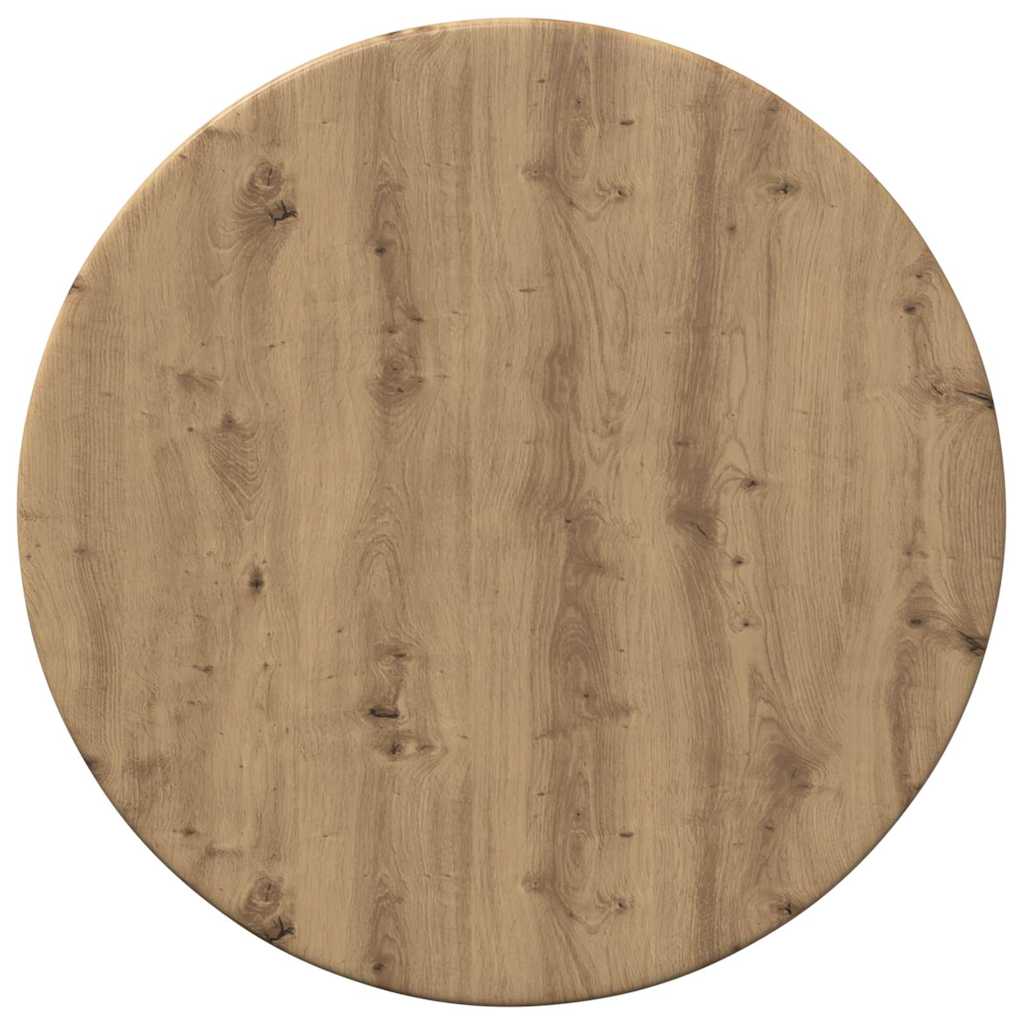 vidaXL Table Top Artisan oak Ø 30 x 1.5 cm Engineered Wood