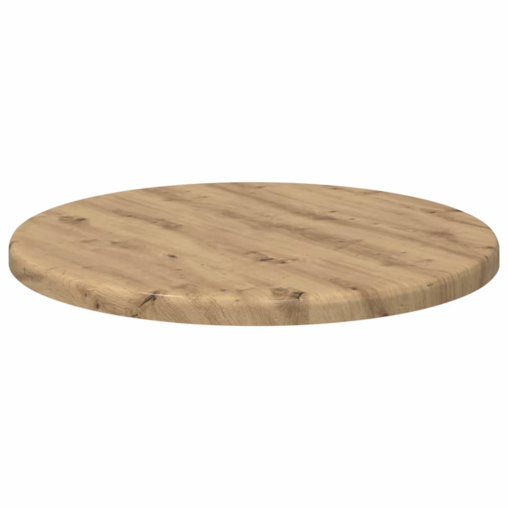 vidaXL Table Top Artisan oak Ø 30 x 1.5 cm Engineered Wood