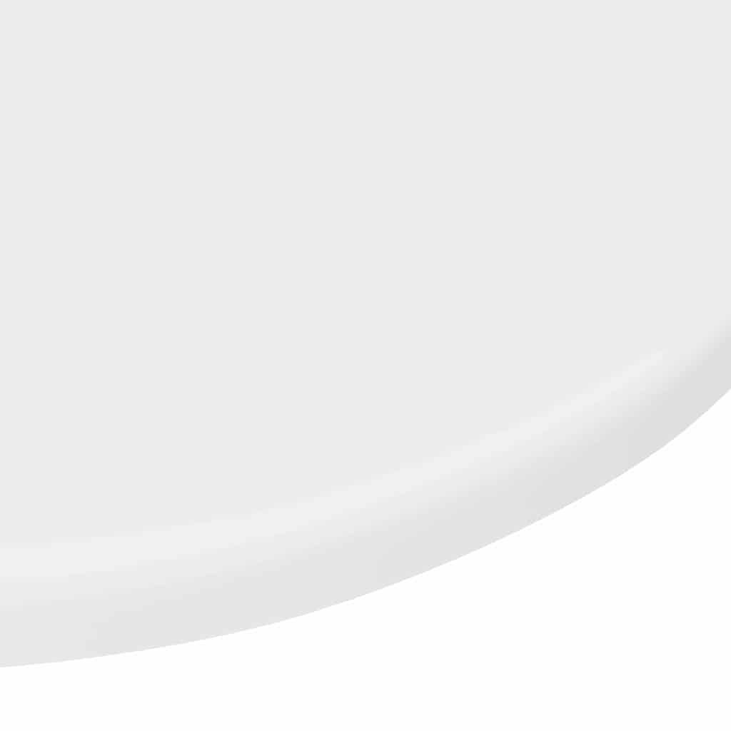 vidaXL Table Top Ø 40 x 1.5 cm Round Engineered Wood White