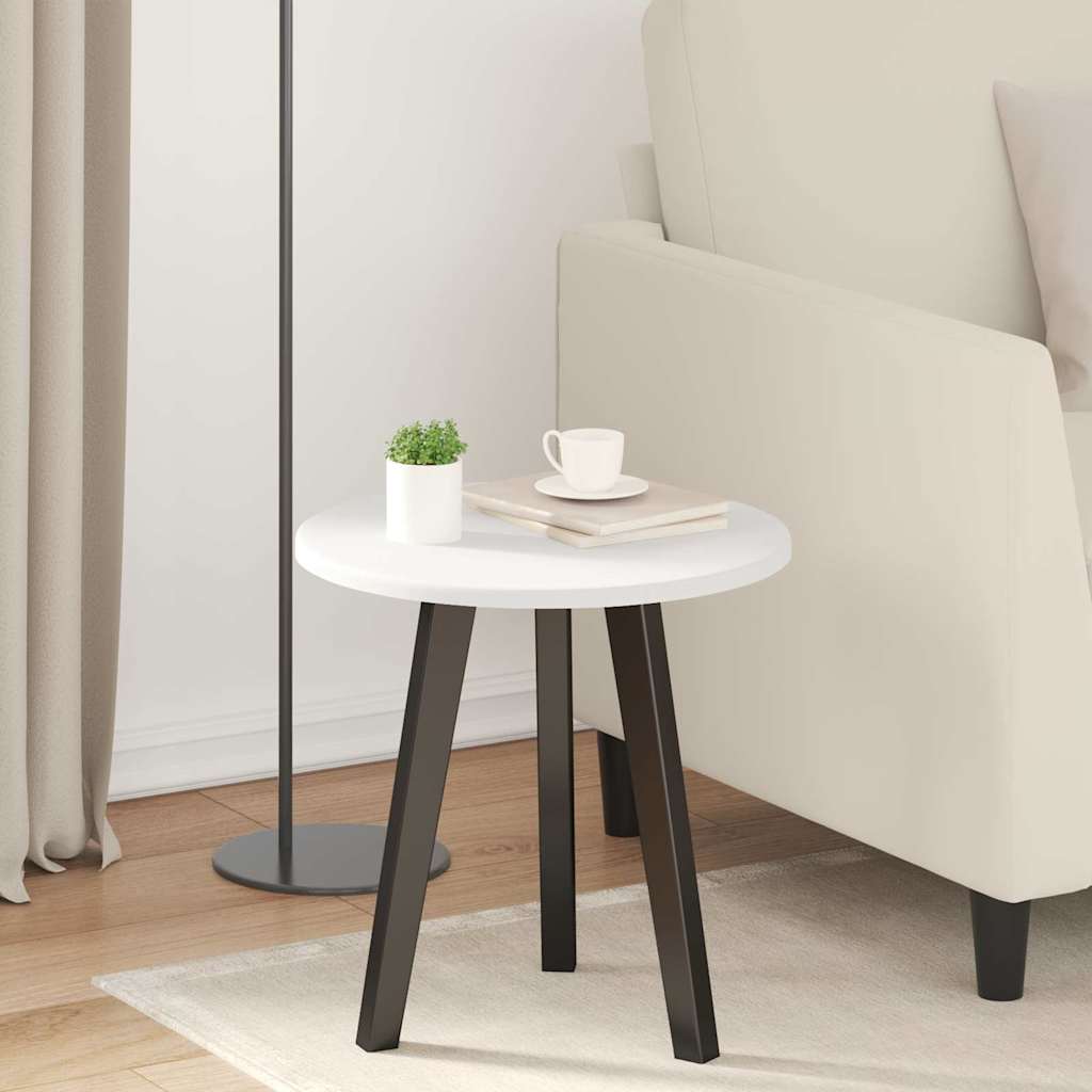 vidaXL Table Top Ø 40 x 1.5 cm Round Engineered Wood White