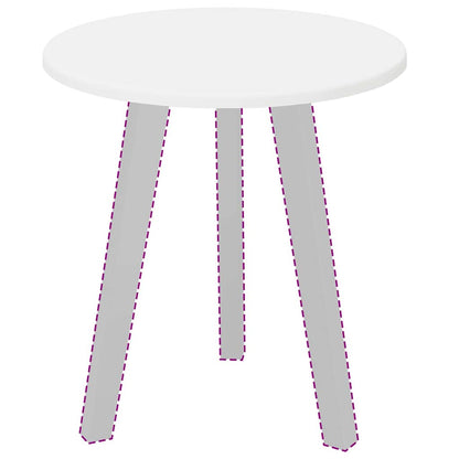 vidaXL Table Top Ø 40 x 1.5 cm Round Engineered Wood White
