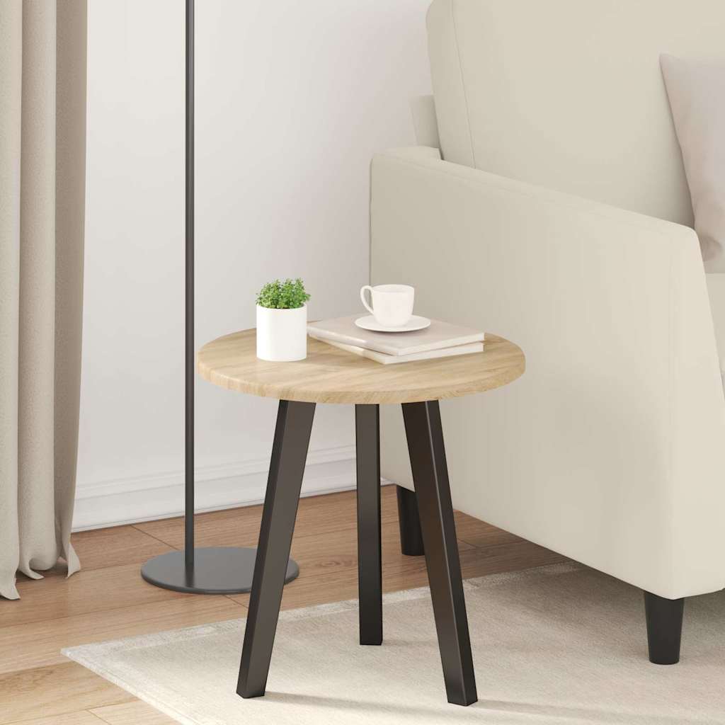 vidaXL Table Top Ø 40 x 1.5 cm Round Engineered Wood Sonoma Oak