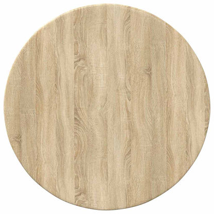 vidaXL Table Top Ø 40 x 1.5 cm Round Engineered Wood Sonoma Oak