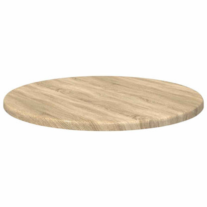 vidaXL Table Top Ø 40 x 1.5 cm Round Engineered Wood Sonoma Oak