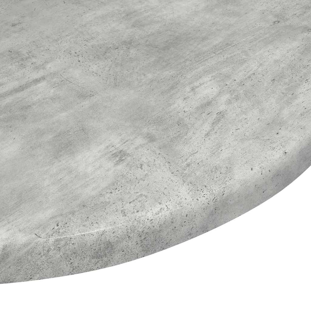 vidaXL Table Top Ø 40 x 1.5 cm Round Engineered Wood Concrete Grey