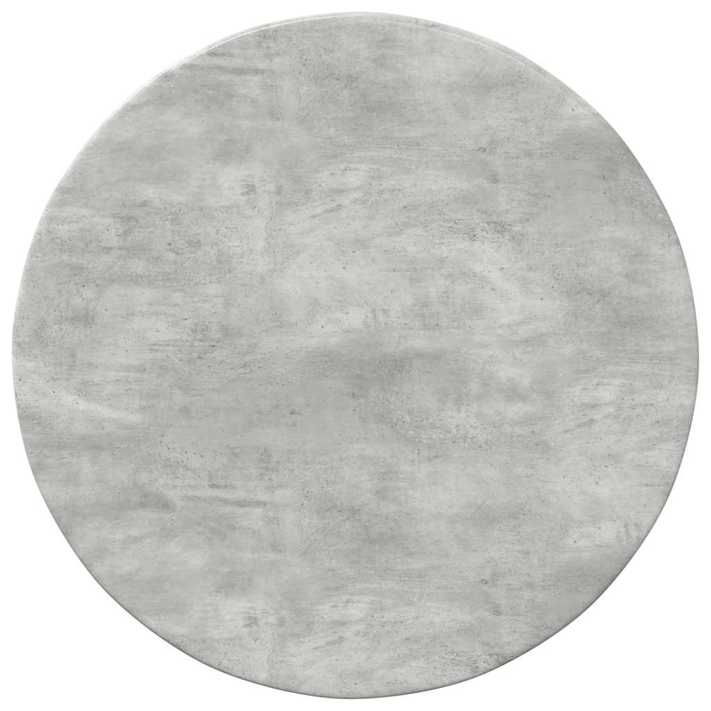 vidaXL Table Top Ø 40 x 1.5 cm Round Engineered Wood Concrete Grey