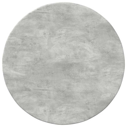 vidaXL Table Top Ø 40 x 1.5 cm Round Engineered Wood Concrete Grey