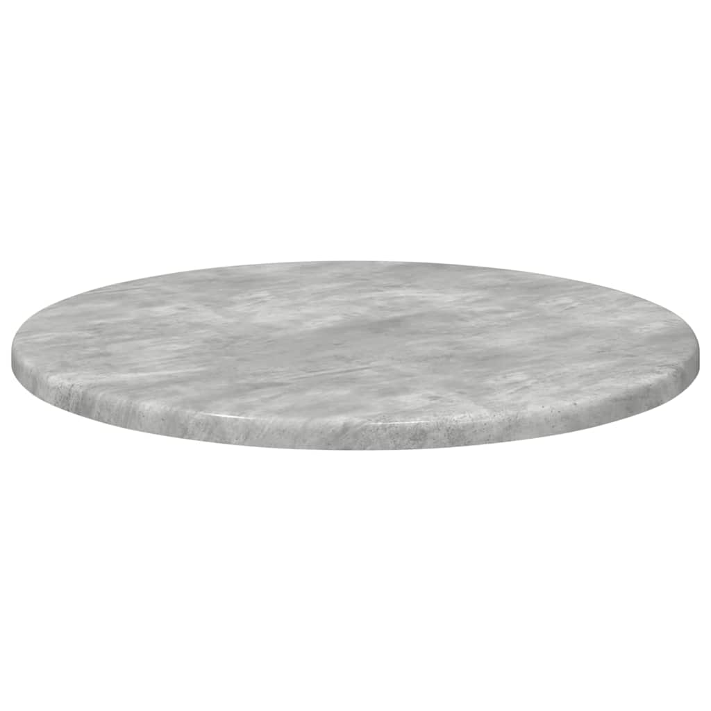 vidaXL Table Top Ø 40 x 1.5 cm Round Engineered Wood Concrete Grey