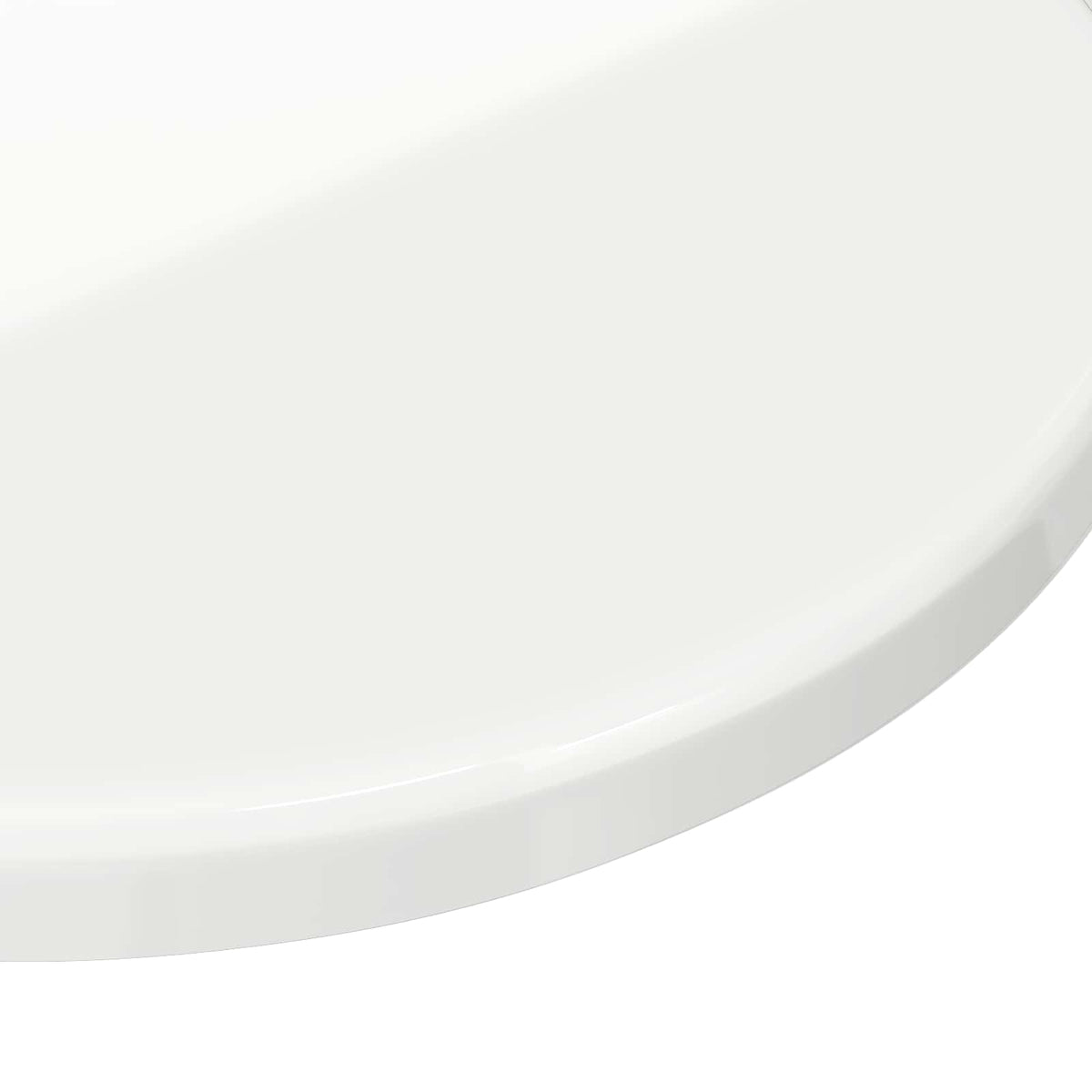 vidaXL Table Top Ø 40 x 1.5 cm Round Engineered Wood High Gloss White