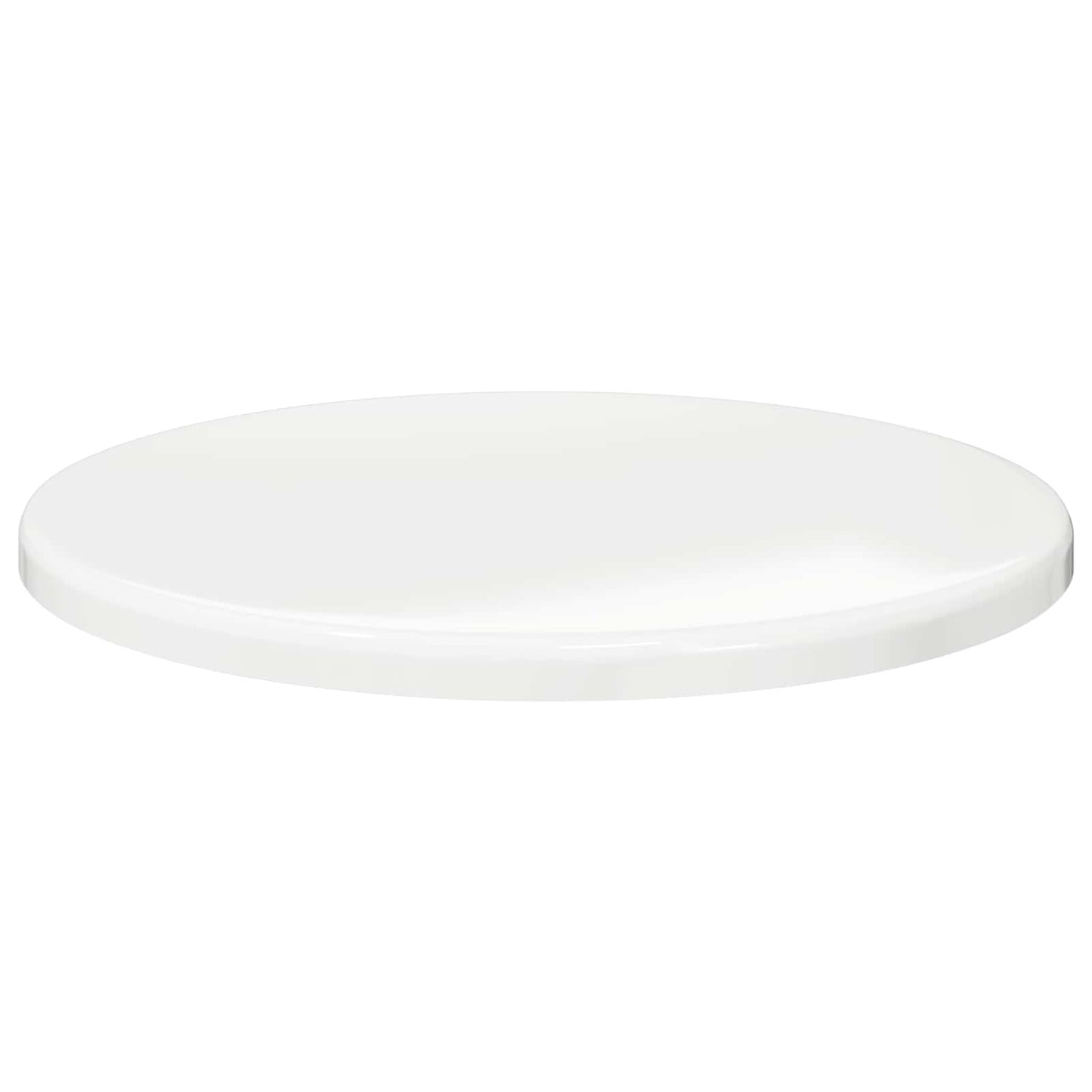 vidaXL Table Top Ø 40 x 1.5 cm Round Engineered Wood High Gloss White