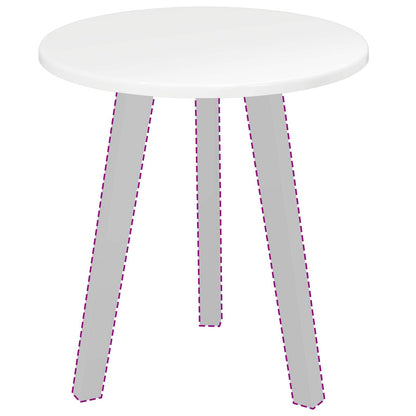 vidaXL Table Top Ø 40 x 1.5 cm Round Engineered Wood High Gloss White