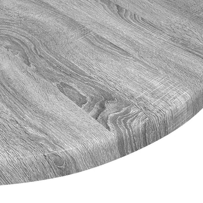 vidaXL Table Top Grey sonoma Ø 40 x 1.5 cm Engineered Wood
