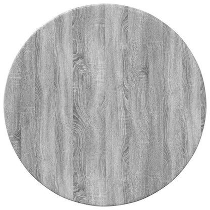vidaXL Table Top Grey sonoma Ø 40 x 1.5 cm Engineered Wood