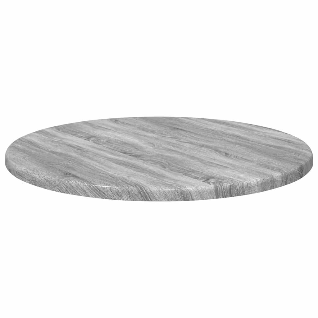 vidaXL Table Top Grey sonoma Ø 40 x 1.5 cm Engineered Wood