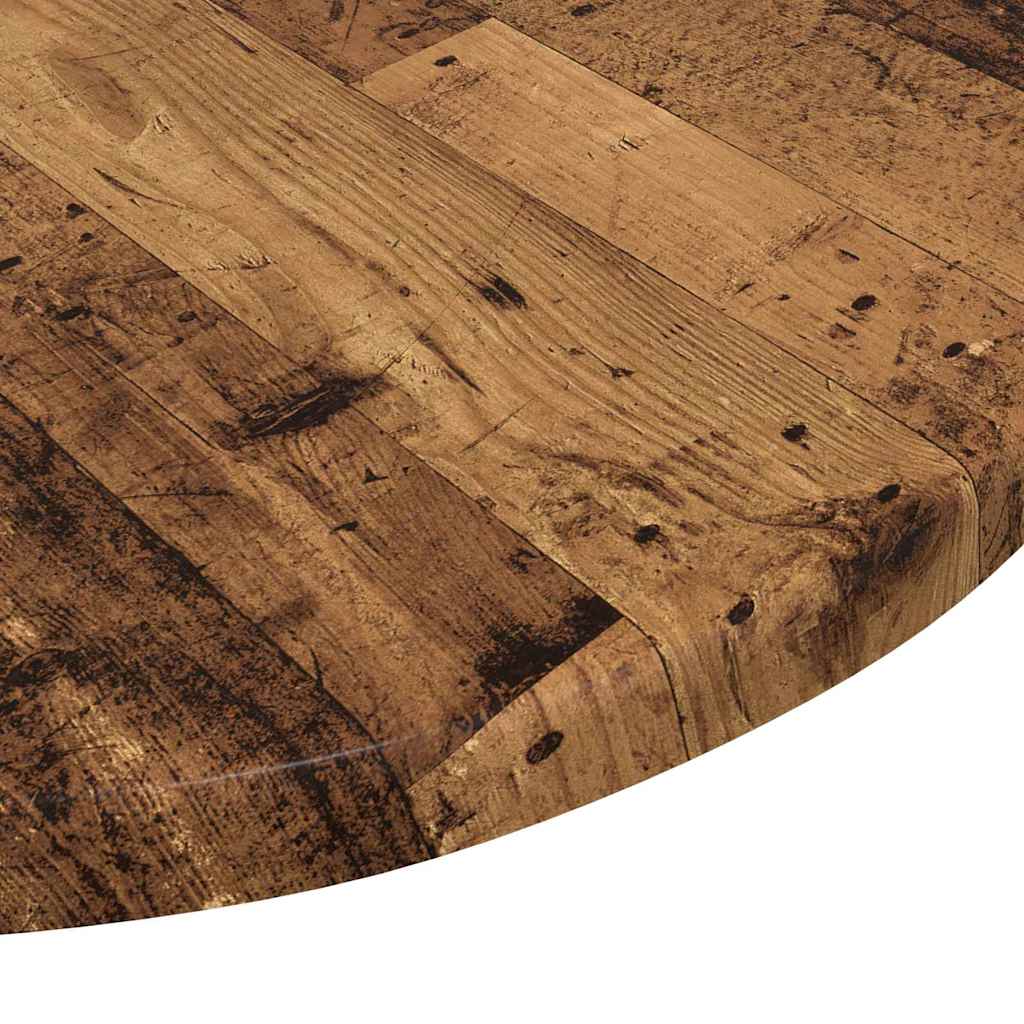 vidaXL Table Top Old wood Ø 40 x 1.5 cm Engineered Wood