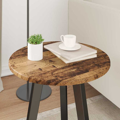 vidaXL Table Top Old wood Ø 40 x 1.5 cm Engineered Wood