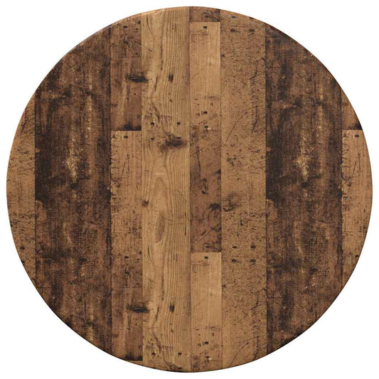 vidaXL Table Top Old wood Ø 40 x 1.5 cm Engineered Wood