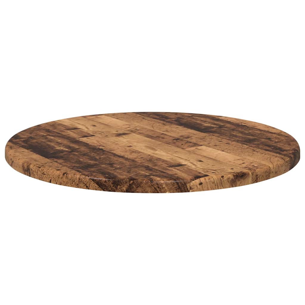 vidaXL Table Top Old wood Ø 40 x 1.5 cm Engineered Wood
