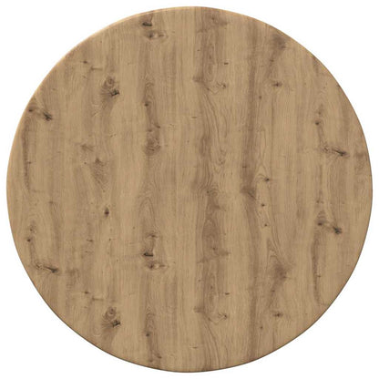vidaXL Table Top Artisan oak Ø 40 x 1.5 cm Engineered Wood