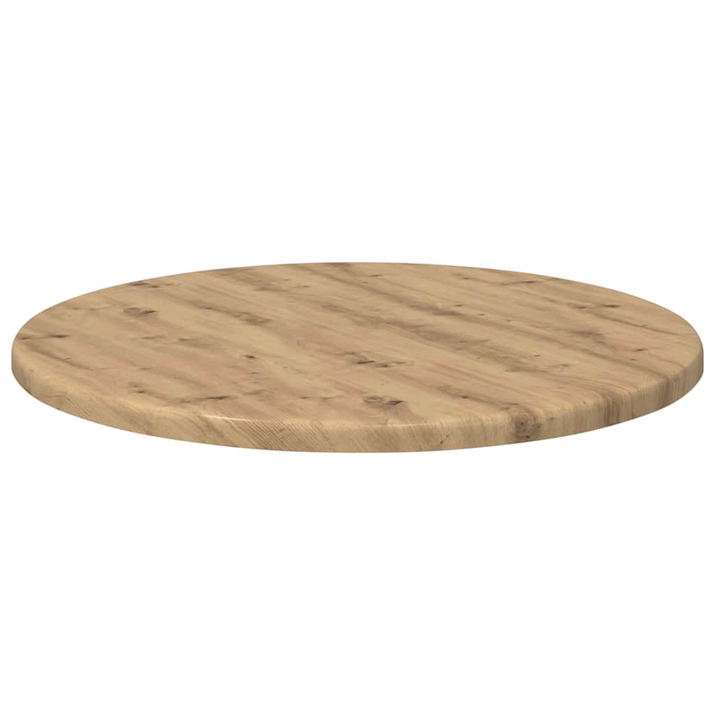 vidaXL Table Top Artisan oak Ø 40 x 1.5 cm Engineered Wood