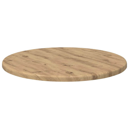 vidaXL Table Top Artisan oak Ø 40 x 1.5 cm Engineered Wood
