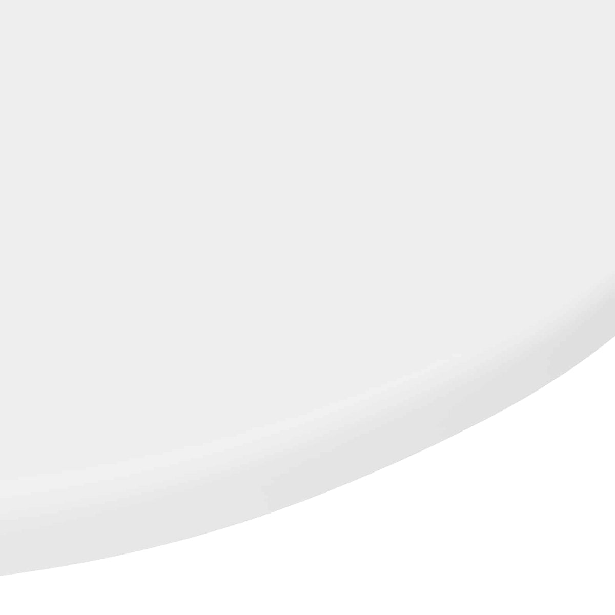 vidaXL Table Top Ø 50 x 1.5 cm Round Engineered Wood White