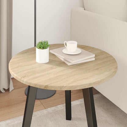 vidaXL Table Top Sonoma oak Ø 50 x 1.5 cm Engineered Wood