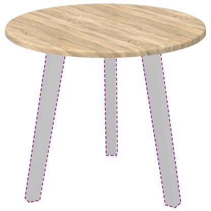 vidaXL Table Top Sonoma oak Ø 50 x 1.5 cm Engineered Wood