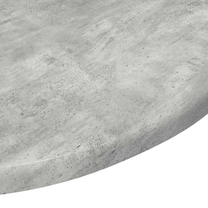vidaXL Table Top Concrete grey Ø 50 x 1.5 cm Engineered Wood