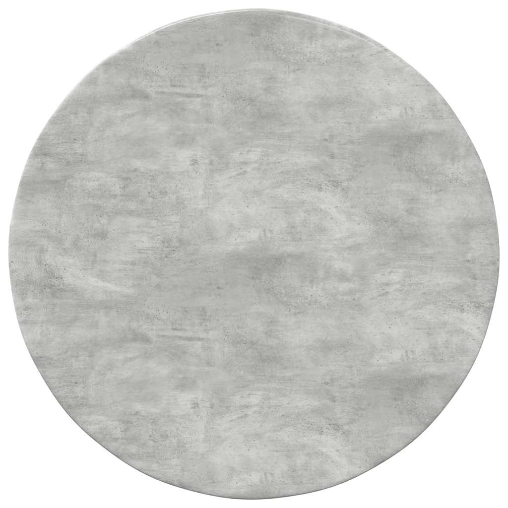 vidaXL Table Top Concrete grey Ø 50 x 1.5 cm Engineered Wood