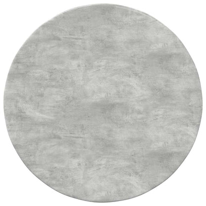 vidaXL Table Top Concrete grey Ø 50 x 1.5 cm Engineered Wood