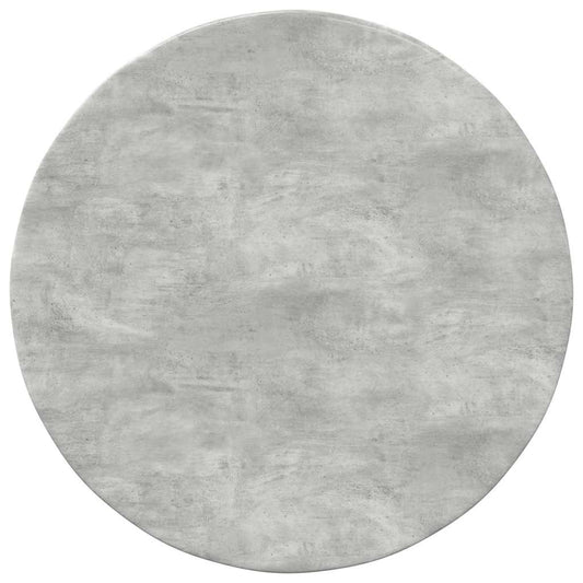 vidaXL Table Top Ø 50 x 1.5 cm Round Engineered Wood Concrete Grey