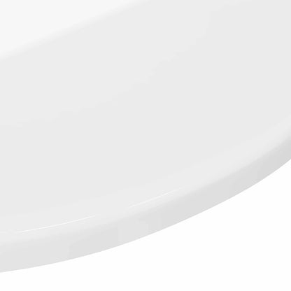 vidaXL Table Top Ø 50 x 1.5 cm Round Engineered Wood High Gloss White