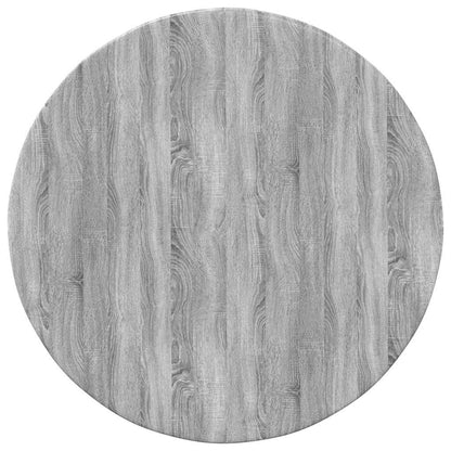 vidaXL Table Top Grey sonoma Ø 50 x 1.5 cm Engineered Wood